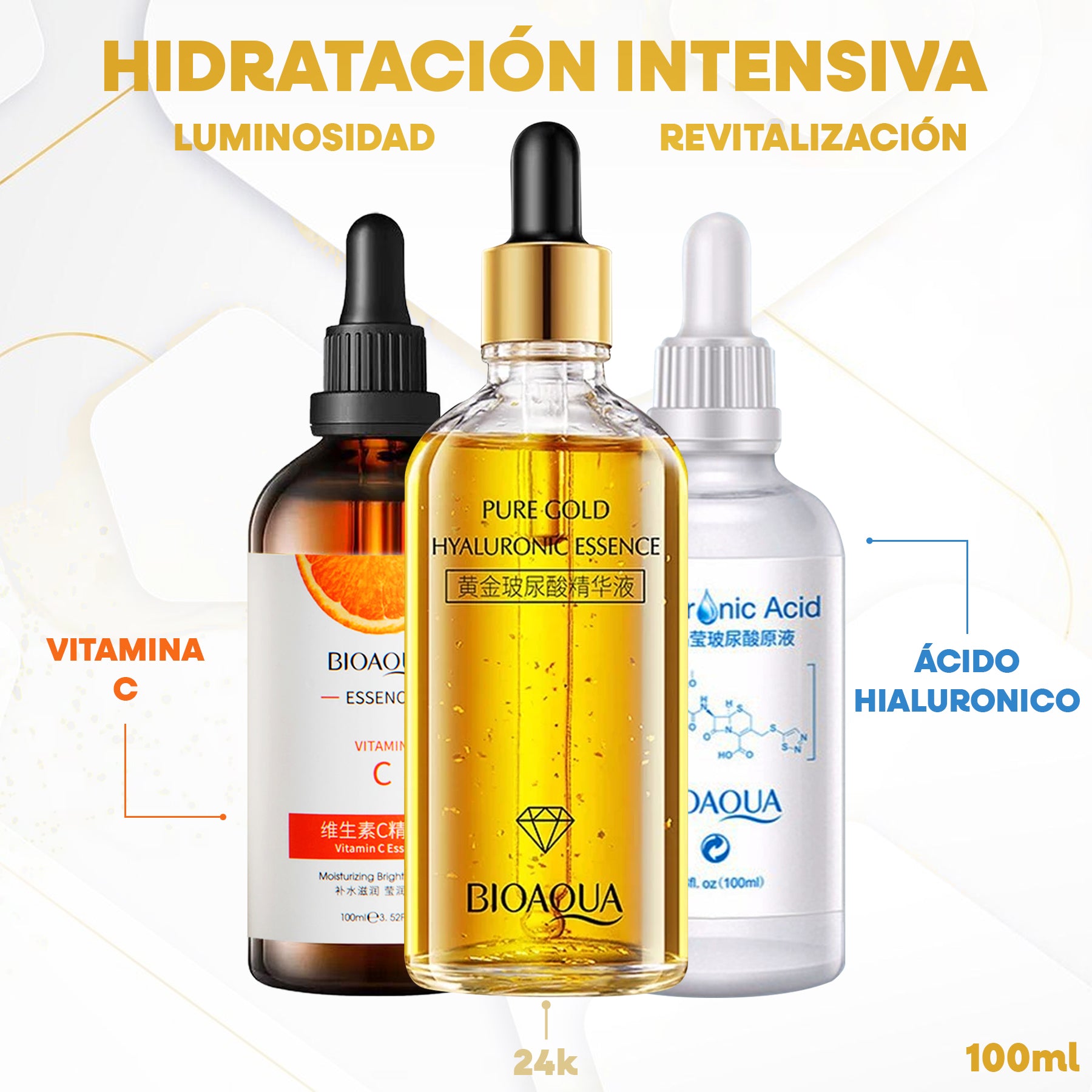 COMBO HIDRATACION INTENSIVA + SERUM ORO 24K