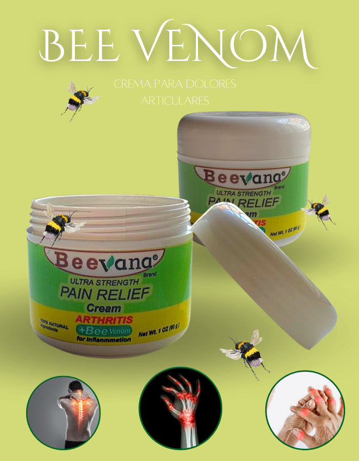 CREMA TERAPÉUTICA BEEVENOM ALIVIO DEL DOLOR ARTICULAR X2 UNIDADES